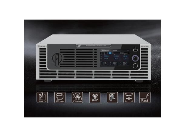 Chroma 63800 serie regenerative AC loads 9 kVA, 12 kVA, 15 kVA models