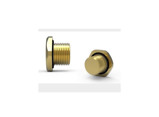 Hawke 390 Stopping Plug 1/2" NPT BR Exe Hexagon w/O-Ring