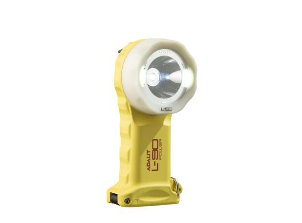 Handlamp,no ATEX,flood optics,magnets Amber flashing LED12/24V single charger